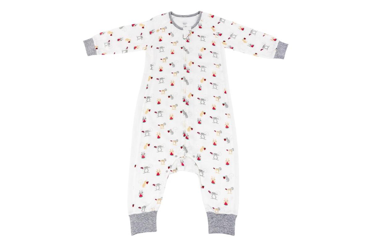 0.6 TOG Bamboo Pima Long Sleeve Sleep Suit - Squirrely