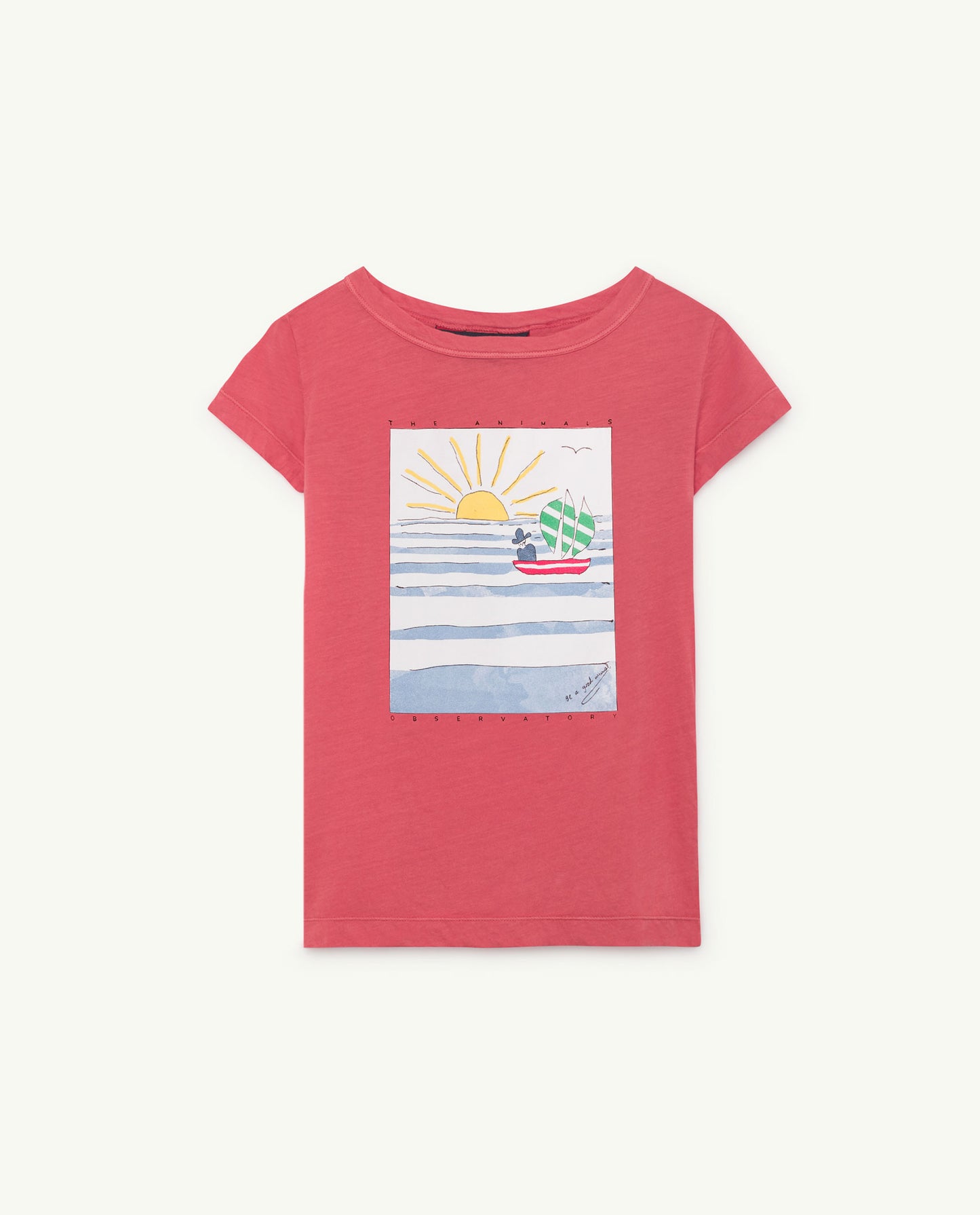 Hippo T-Shirt Red Landscape