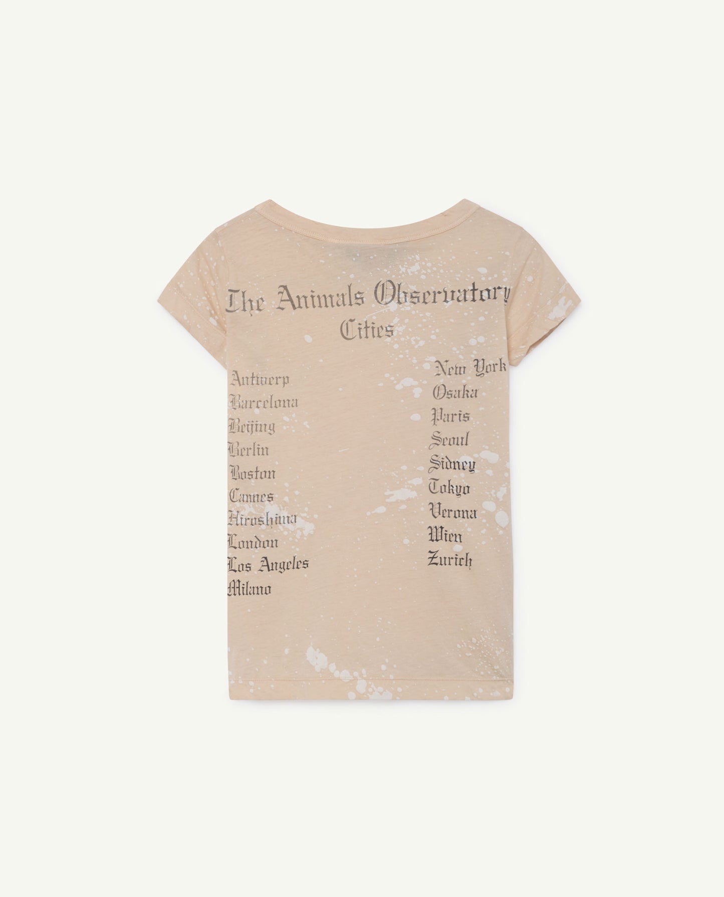 Hippo T-Shirt Brown Splashes