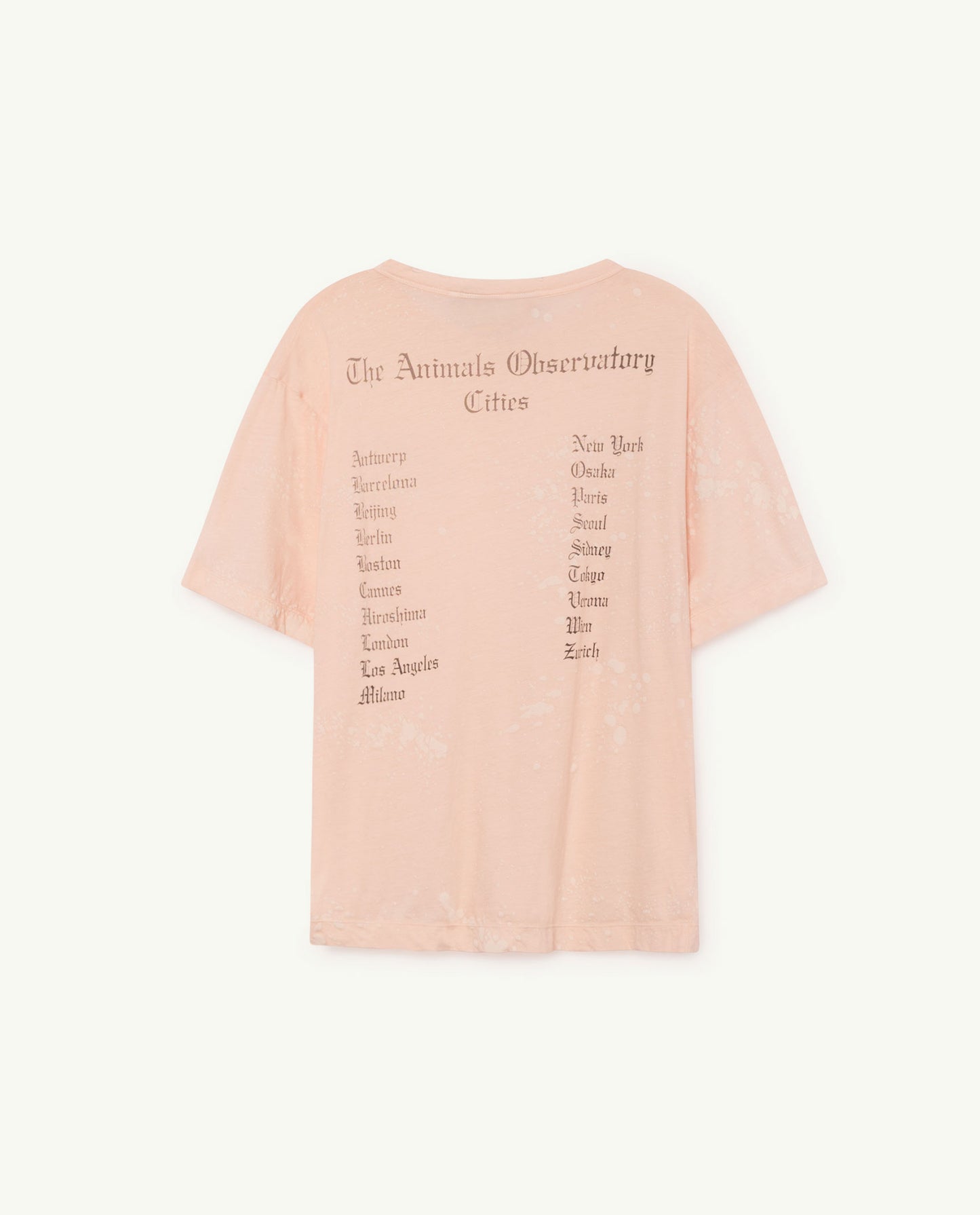 Rooster Oversize T-Shirt Nude Splashes
