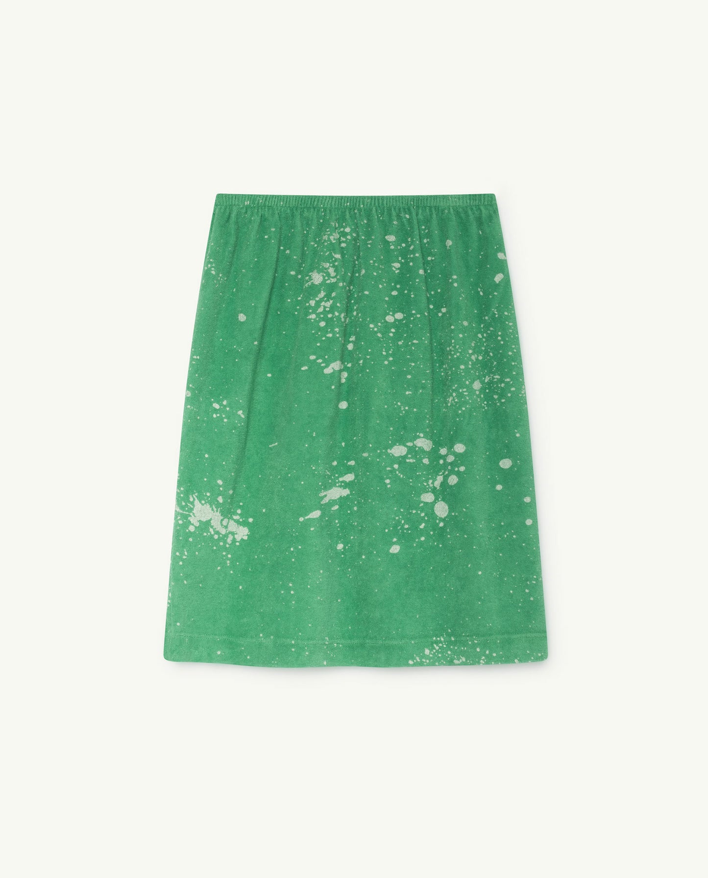 Kitten Skirt Green Splashes
