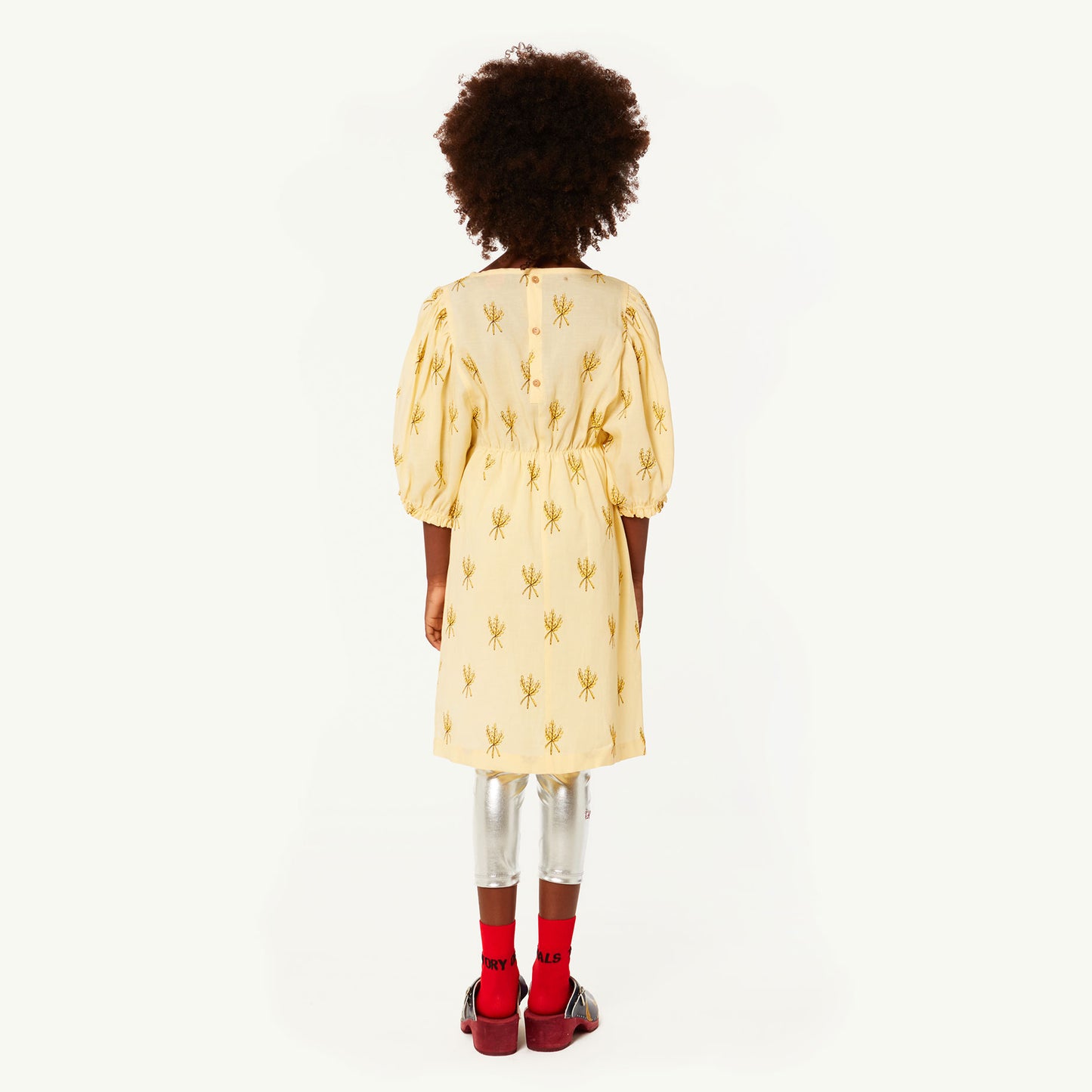 Swallow Dress Yellow Wheat Spikes
