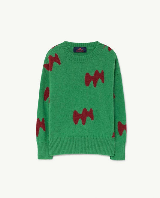 Raven Kids Sweater Green