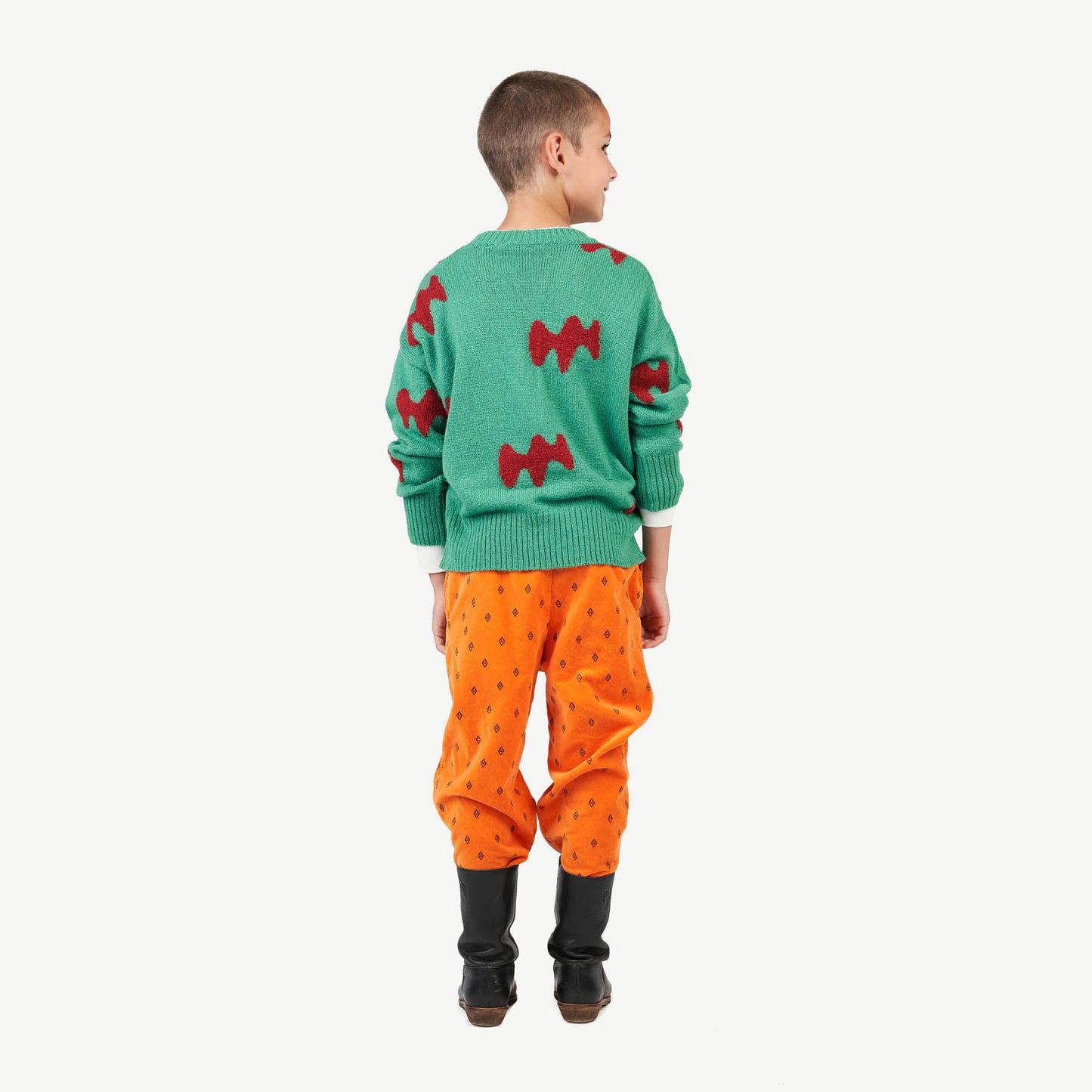 Raven Kids Sweater Green