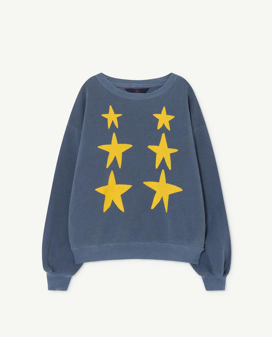 Bear Kids Sweatshirt Blue Stars