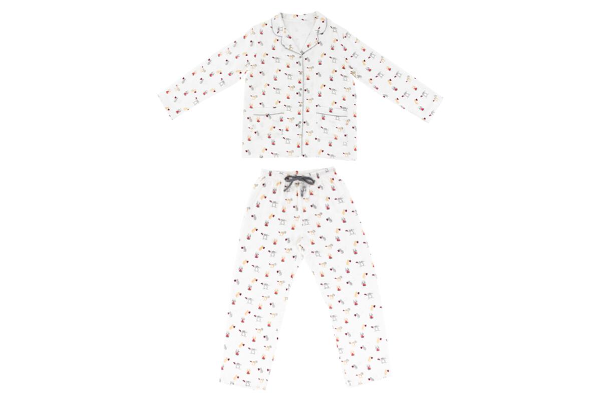4L Women’s Bamboo Long Sleeve Button-up PJ Set
