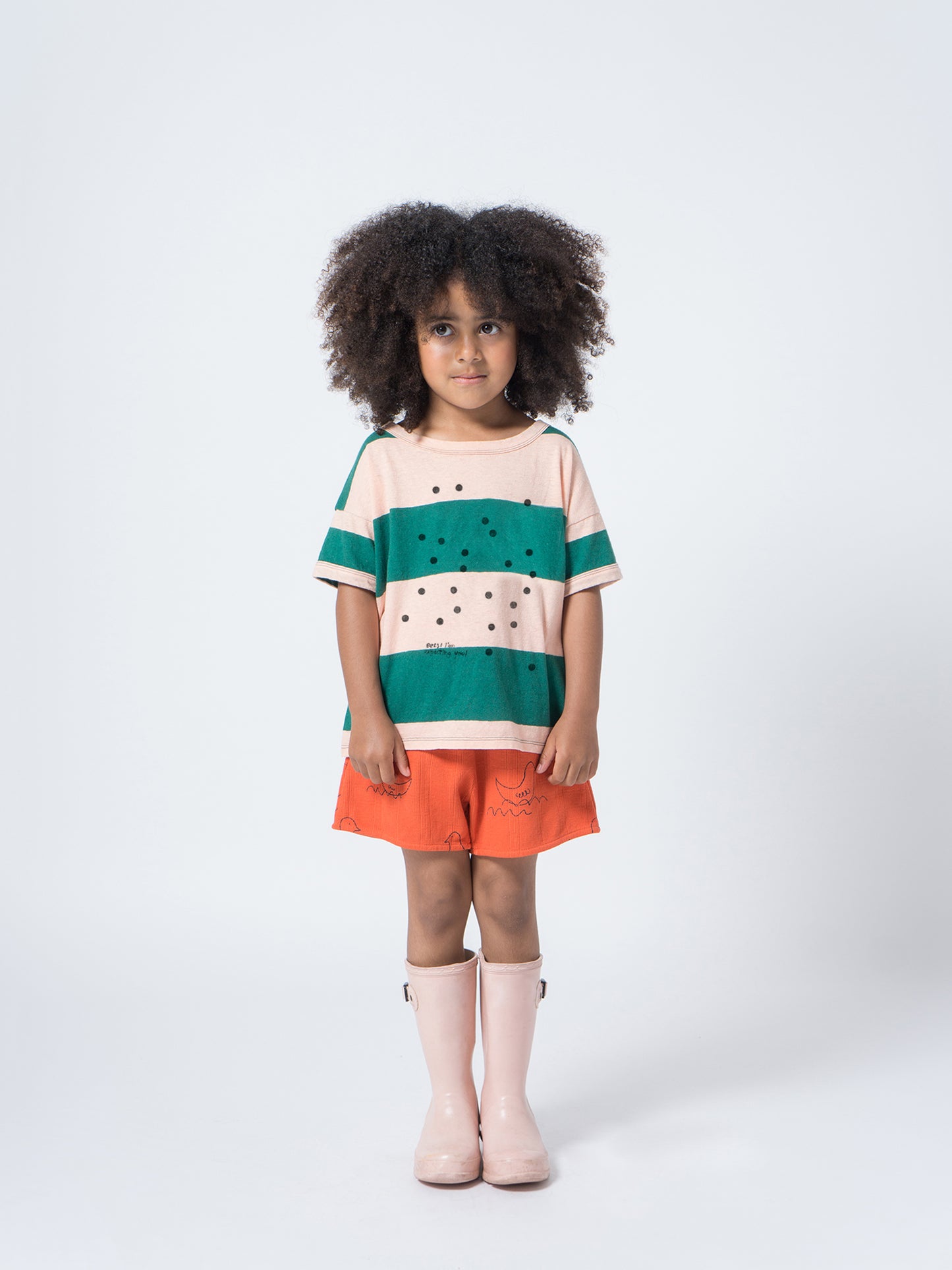 Bobo Choses Kids Bees Linen T-Shirt