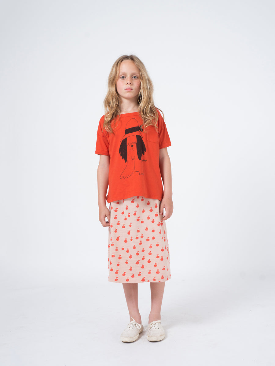 Bobo Choses Girl Apples Pencil Skirt
