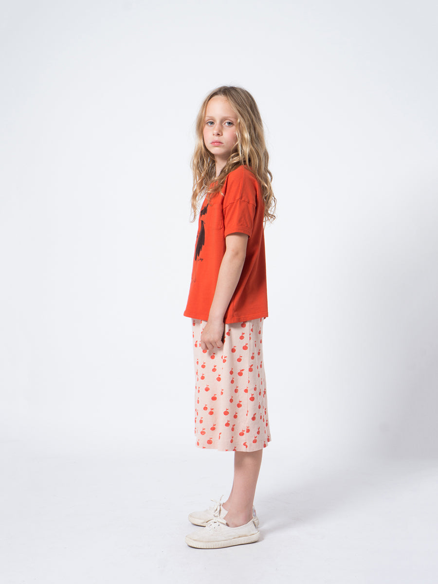 Bobo Choses Girl Apples Pencil Skirt