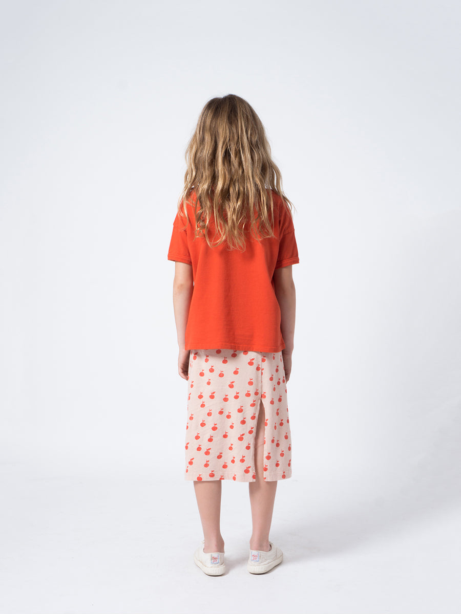 Bobo Choses Girl Apples Pencil Skirt