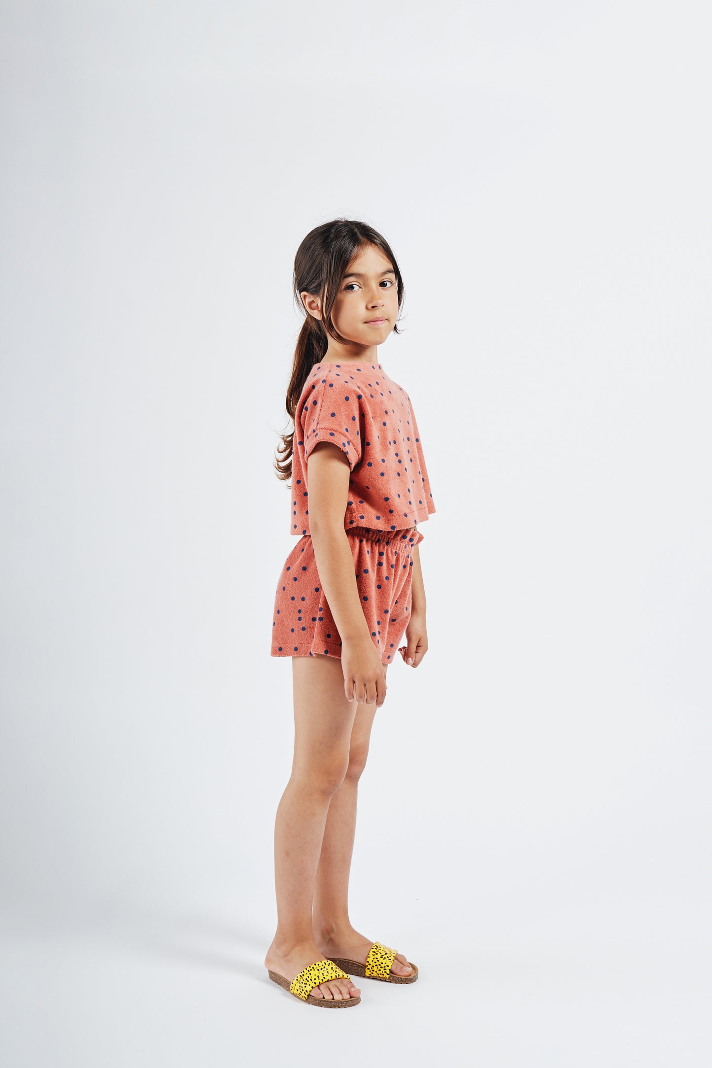 Dots Terry Towel Shorts