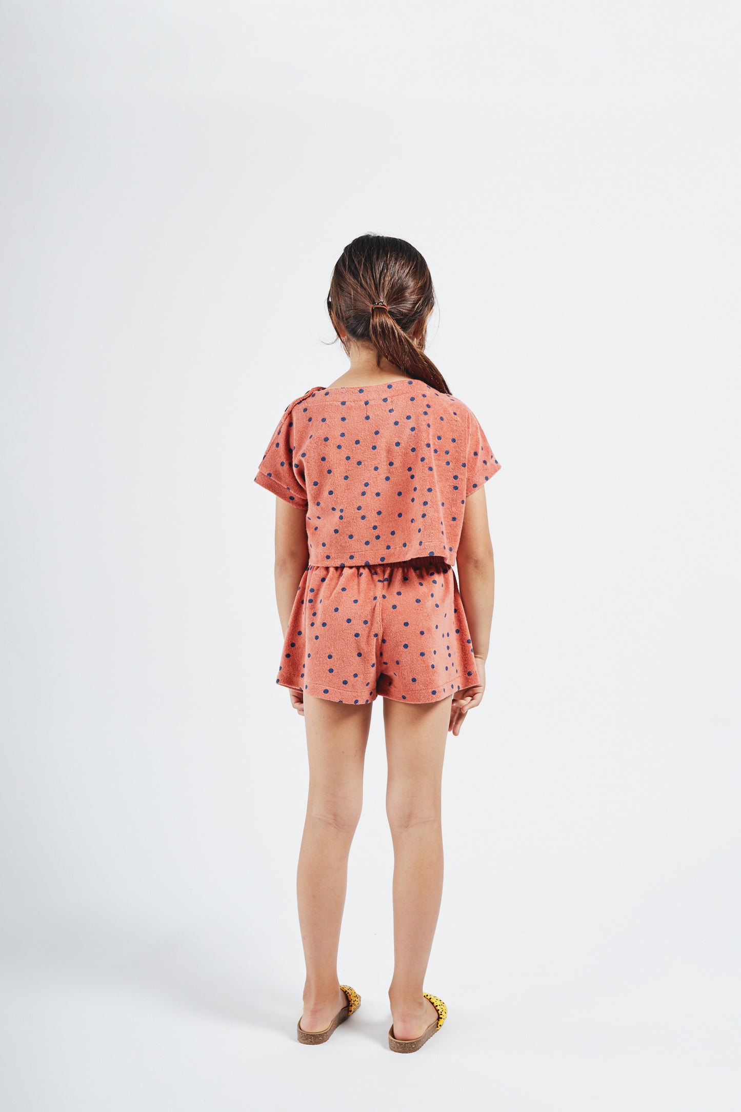 Dots Terry Towel Shorts