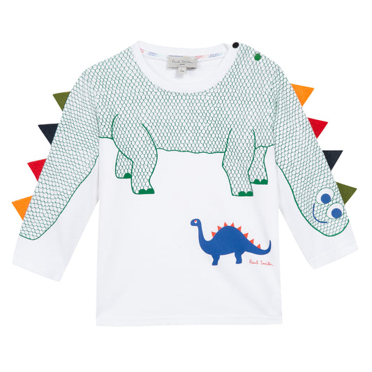 BOYS WHITE PEKIN TEE-SHIRT