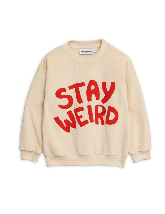 Stay Weird Sp Terry Sweatshirt Offwhite