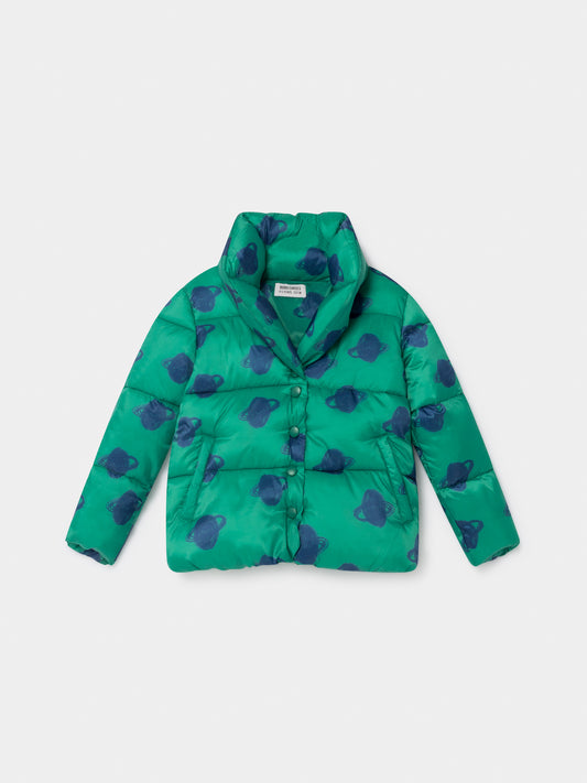 All Over Big Saturn Padded Jacket