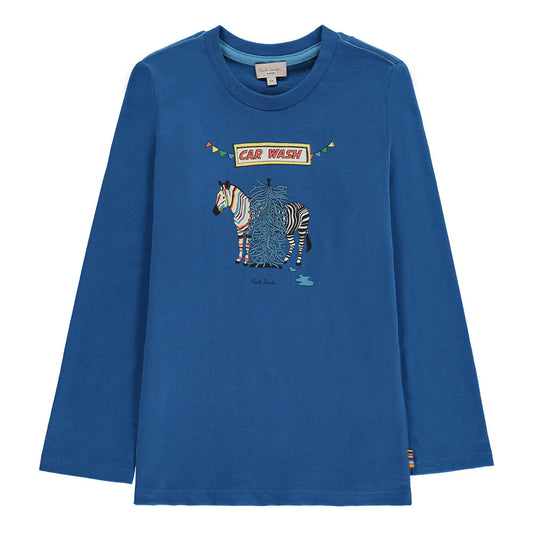 BOYS ROYAL BLUE POLAR TEE-SHIRT