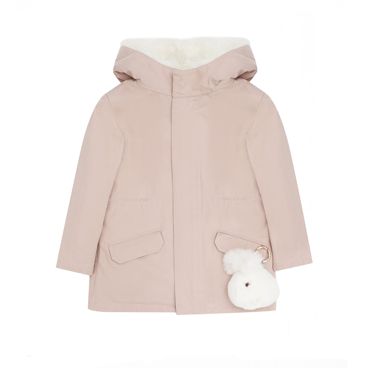 PEACH PEARL / IVOIRE FUR PARKA