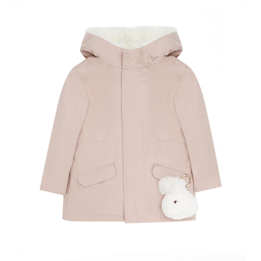 PEACH PEARL / IVOIRE FUR PARKA