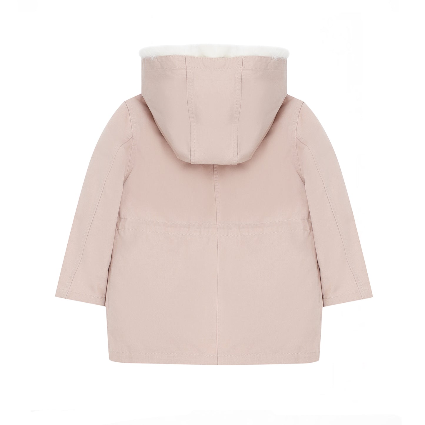 PEACH PEARL / IVOIRE FUR PARKA