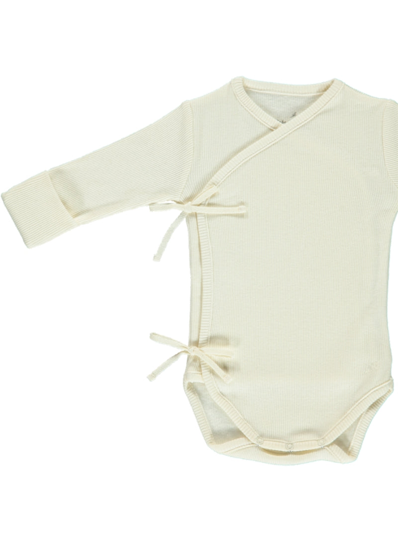 Bebe Wrap Onesie Ecru