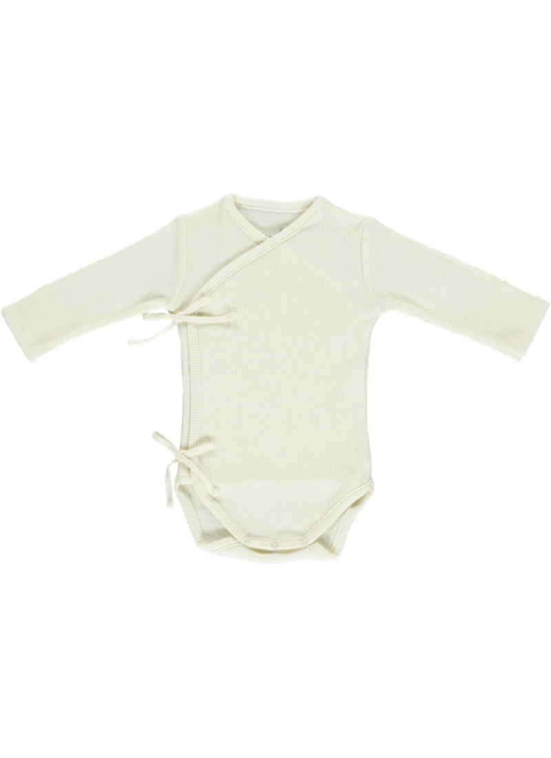Bebe Wrap Onesie Ecru