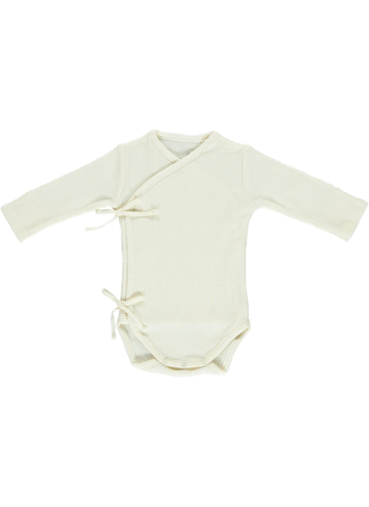 Bebe Wrap Onesie Ecru