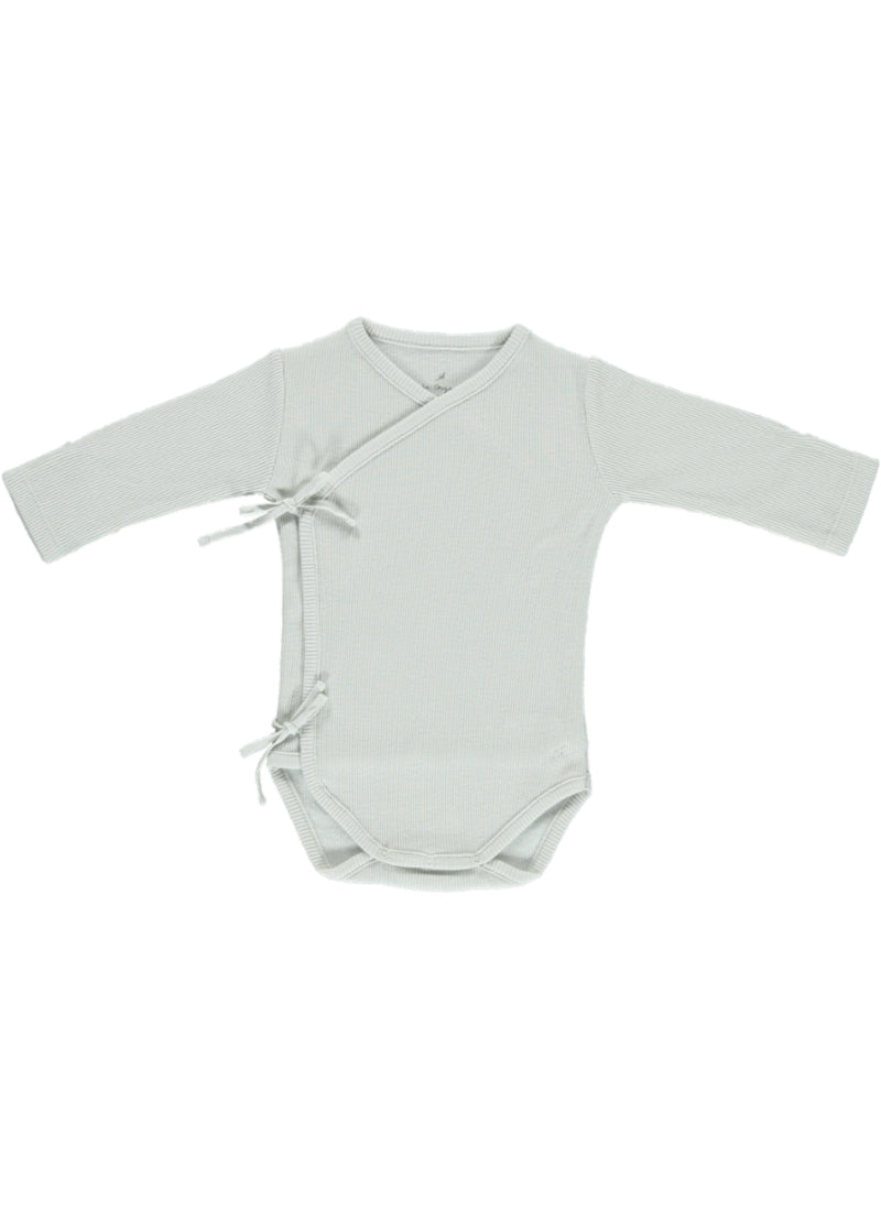Bebe Wrap Onesie Feather Gray
