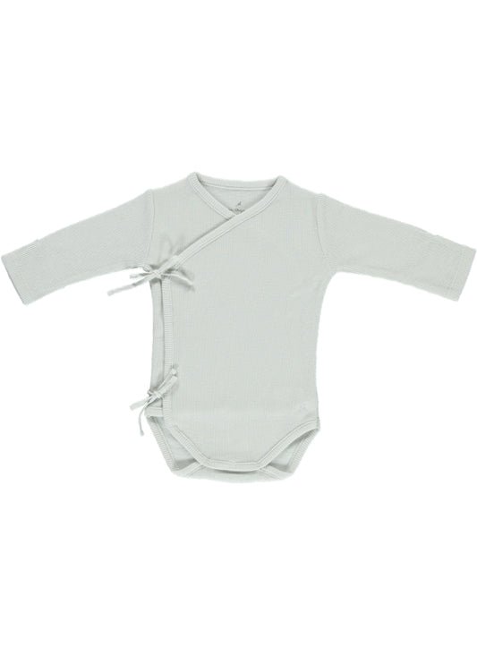 Bebe Wrap Onesie Feather Gray