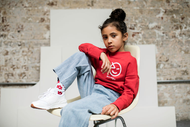 Wynken Slouch Sweat Red
