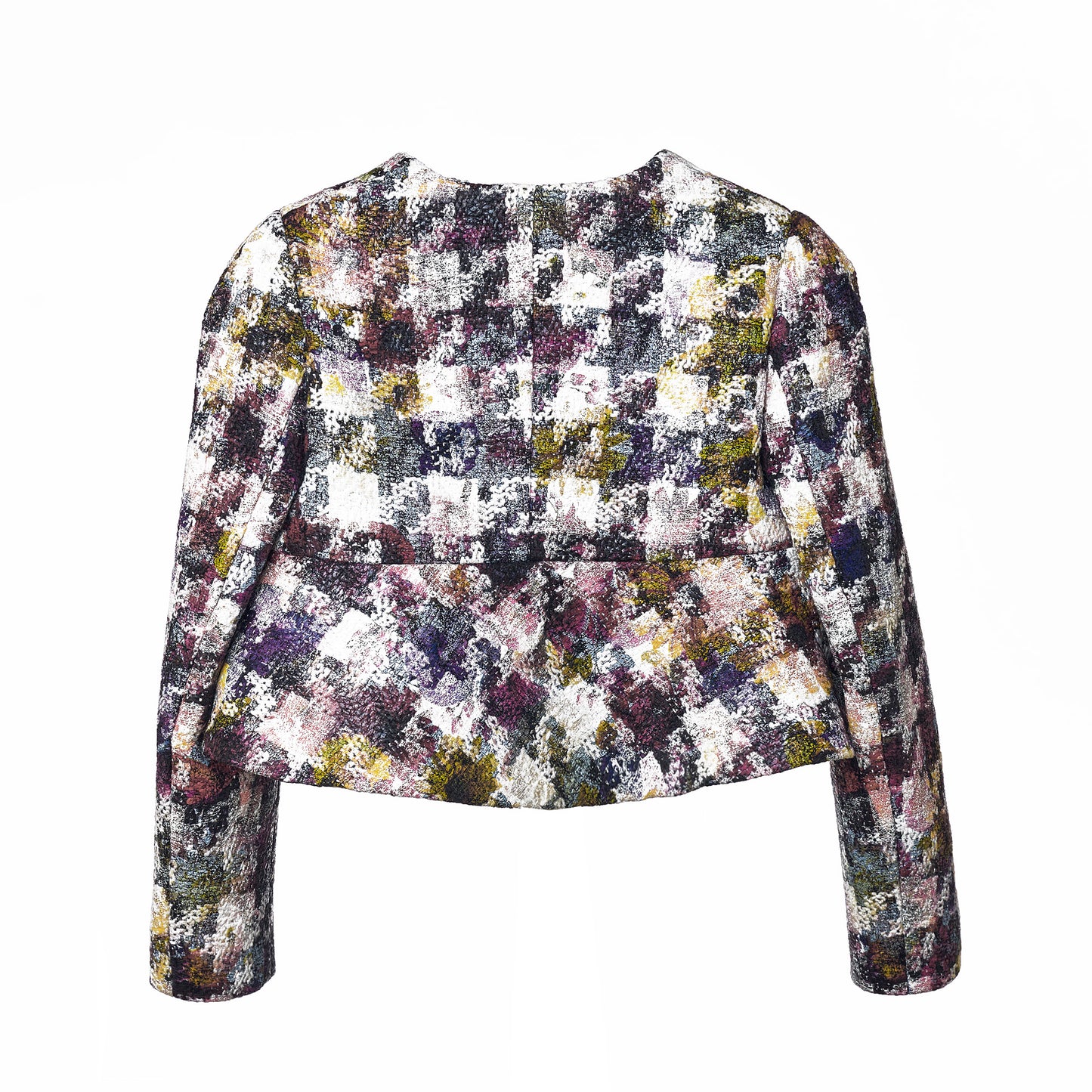 Girls MULTICOLOR houndstooth JACKET