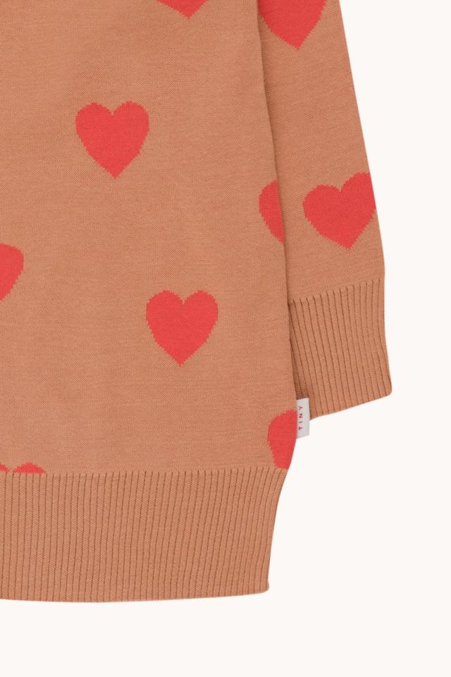 "HEARTS" CARDIGAN