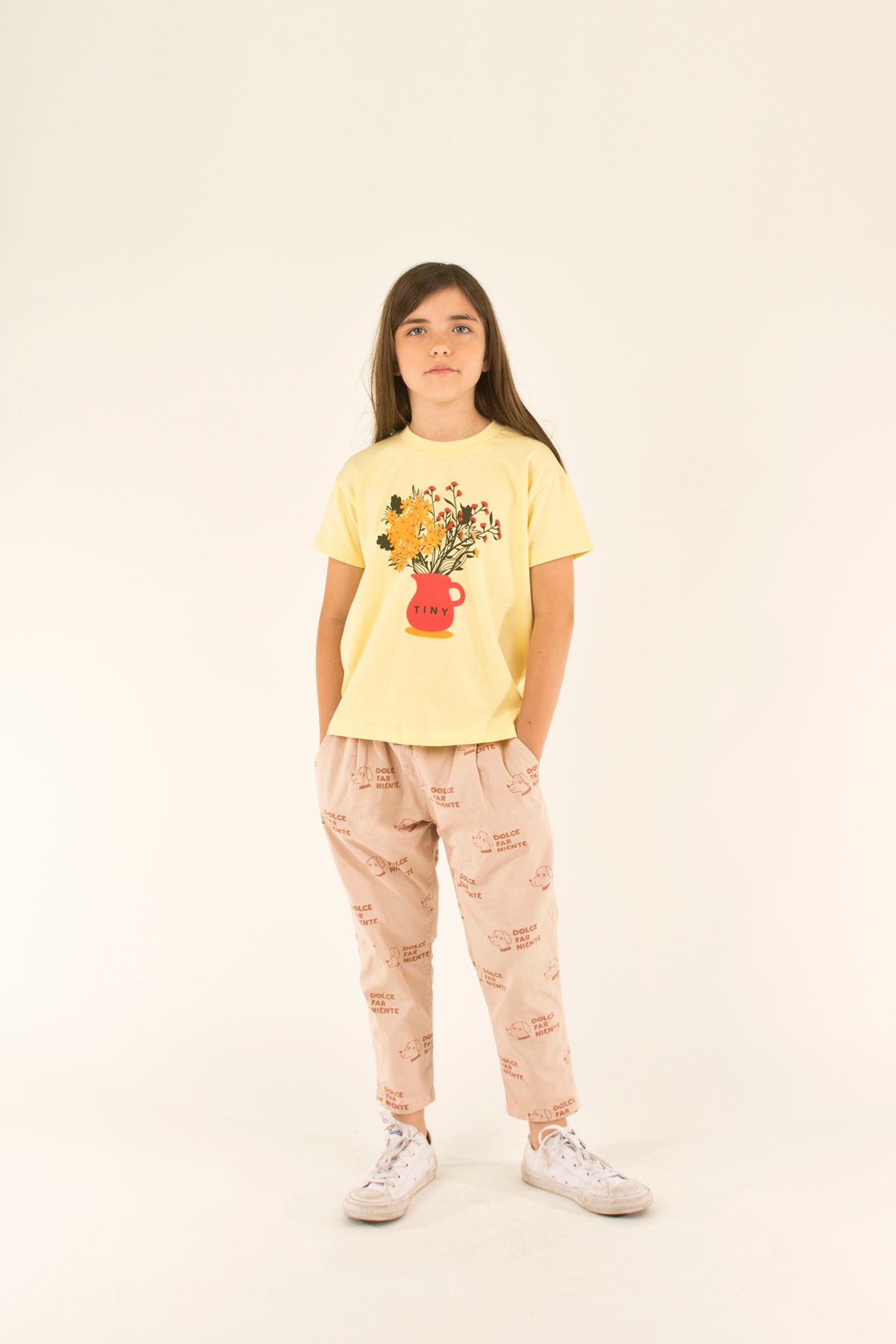 "DOGS" PLEATED PANT