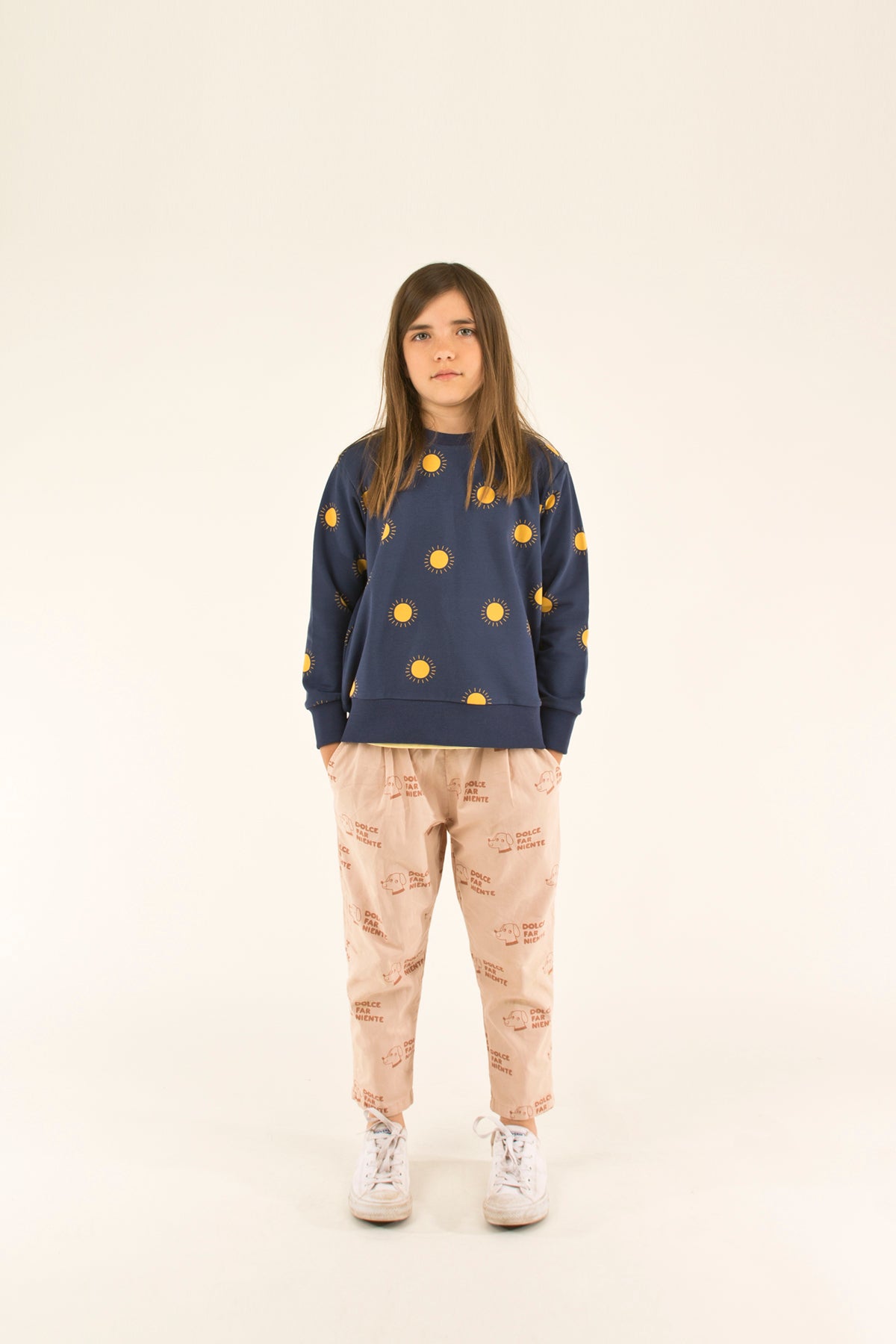 "DOGS" PLEATED PANT