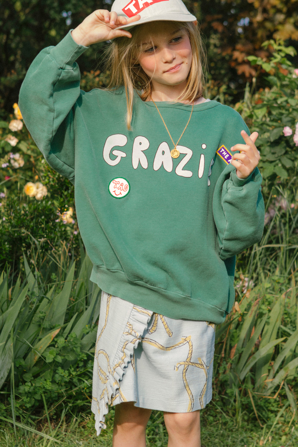Big Bear Sweatshirt Green Grazie