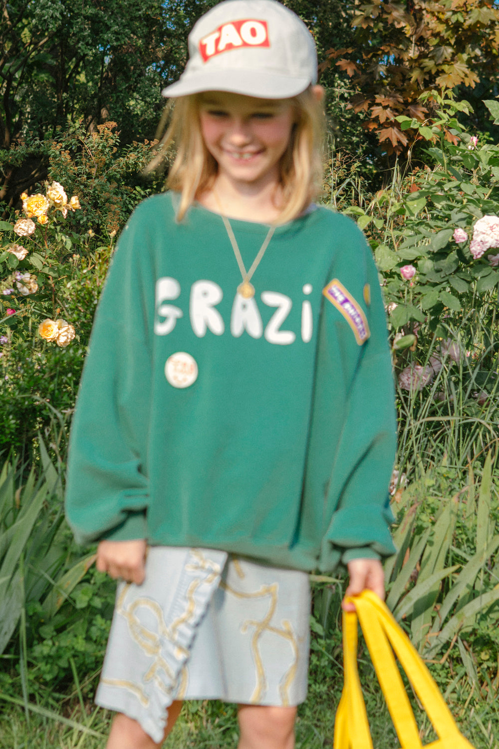 Big Bear Sweatshirt Green Grazie
