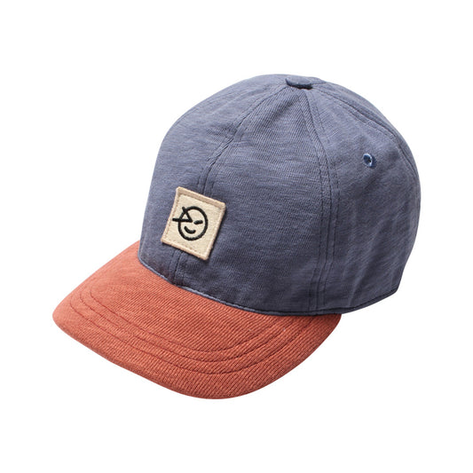 Badge Cap DeepCoral/Blue
