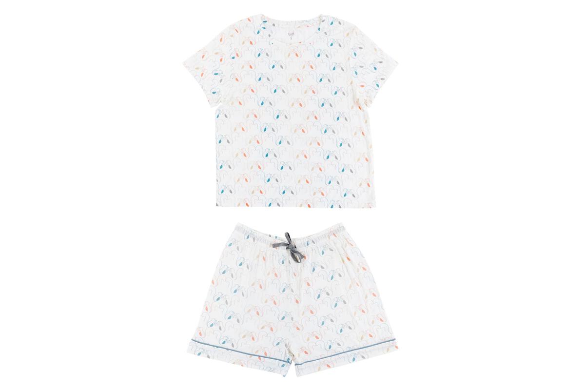 Women’s Bamboo Jersey Short Sleeve PJ Set - Spring Fling