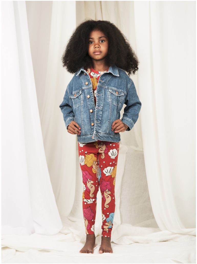 Seahorse Leggings Red