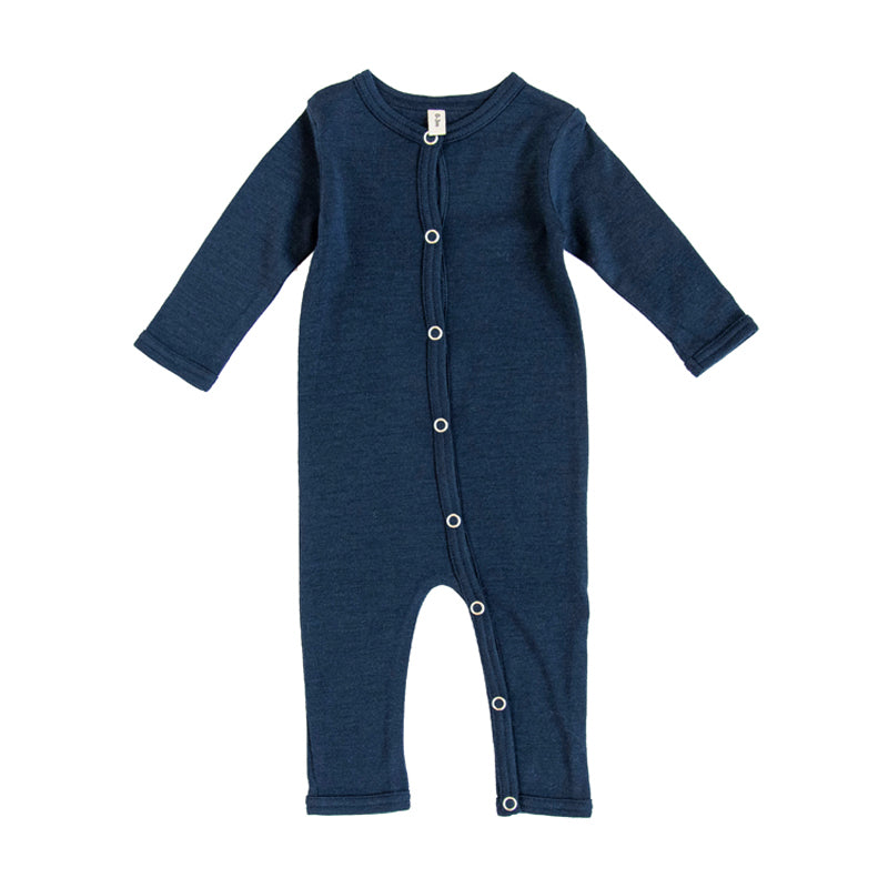 Nmploz Merino Wool Onesie Navy