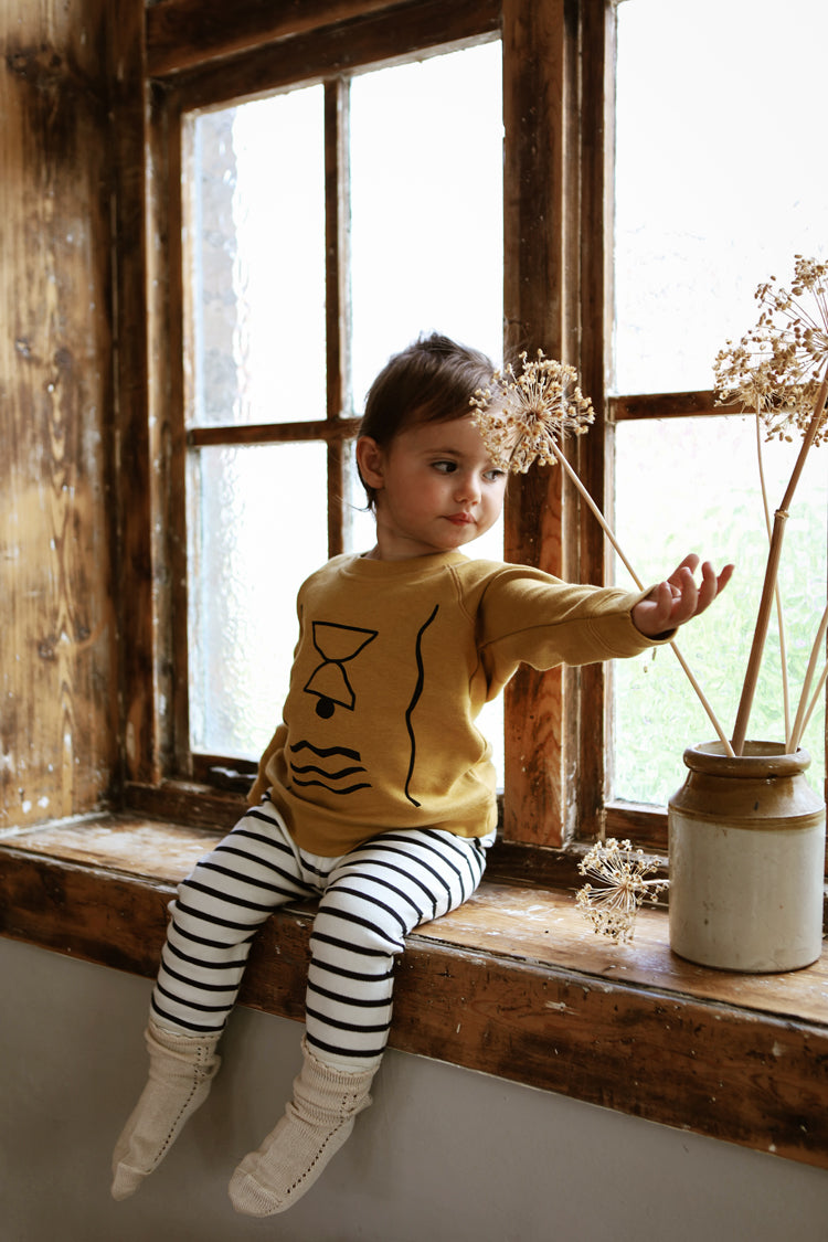 Breton Stripes Footed Pants