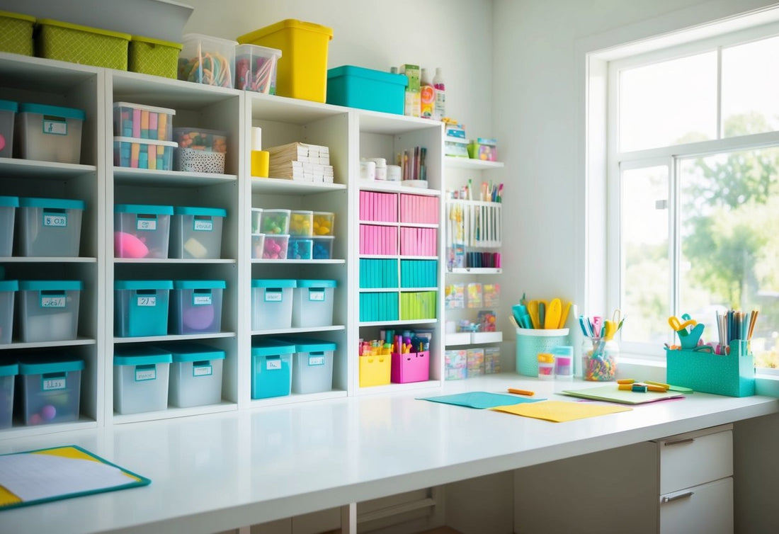 10 Tips for Organizing a Creative Craft Station at Home: Sparking Your Child's Imagination in a Tidy Space