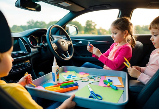 5 Simple Crafts to Keep Kids Occupied on the Road: Fun Travel Activities for Boredom-Free Family Trips