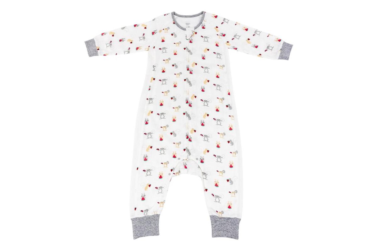 0.6 TOG Bamboo Pima Long Sleeve Sleep Suit - Squirrely