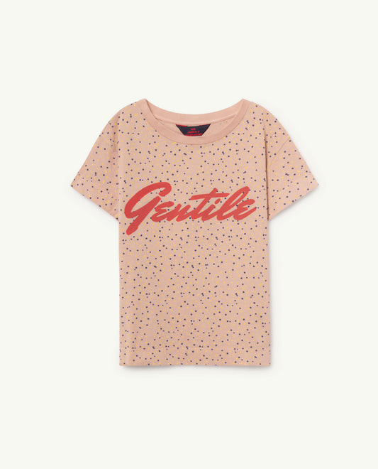 Rooster T-Shirt Toasted Almond Dots