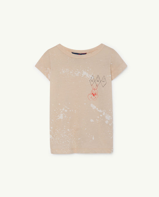 Hippo T-Shirt Brown Splashes