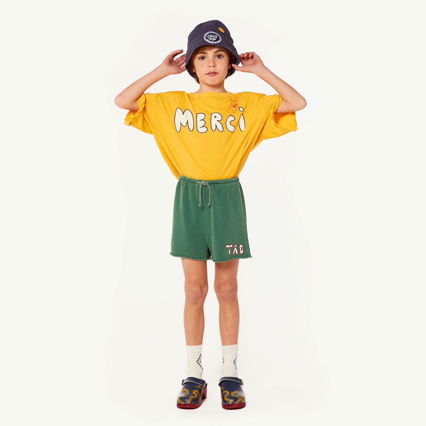 Rooster Oversize T-Shirt Yellow Merci