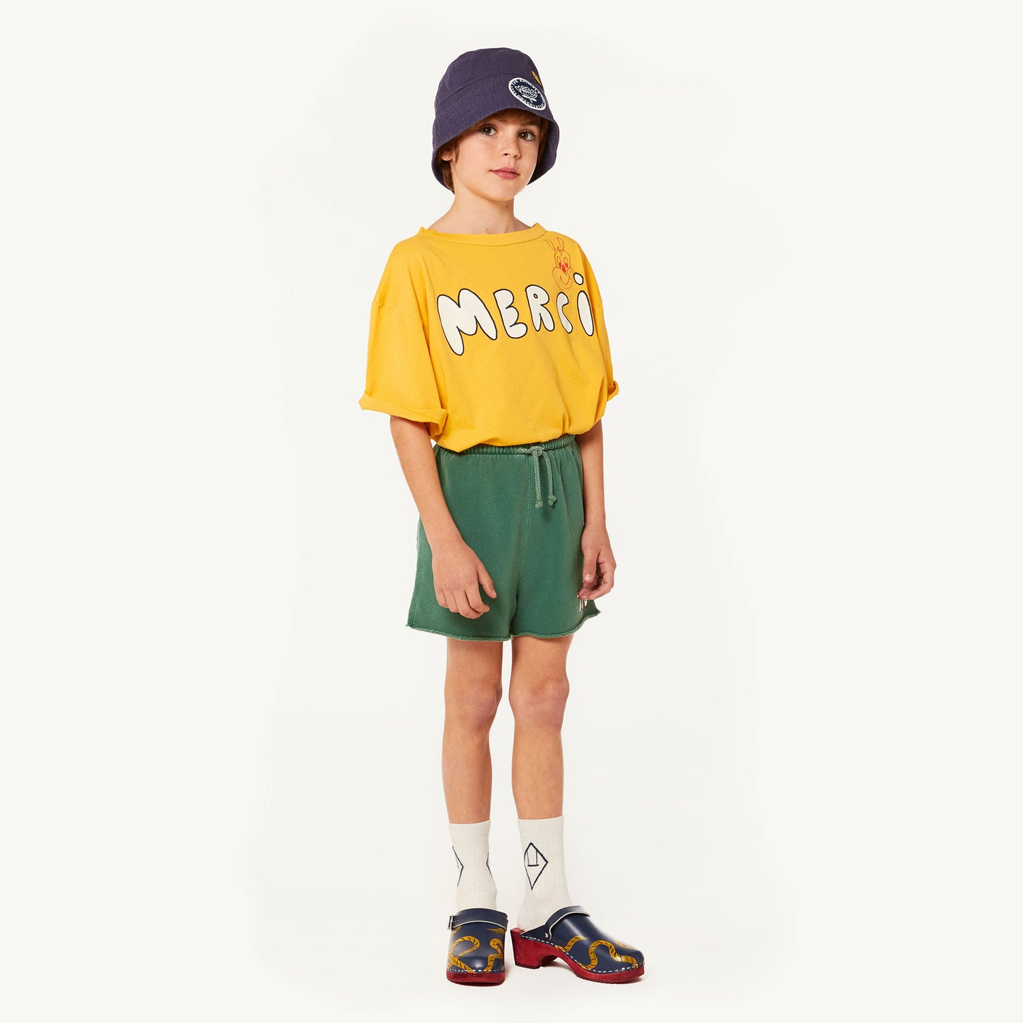 Rooster Oversize T-Shirt Yellow Merci