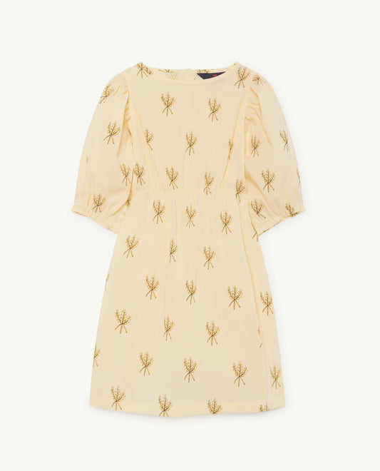 Swallow Dress Yellow Wheat Spikes