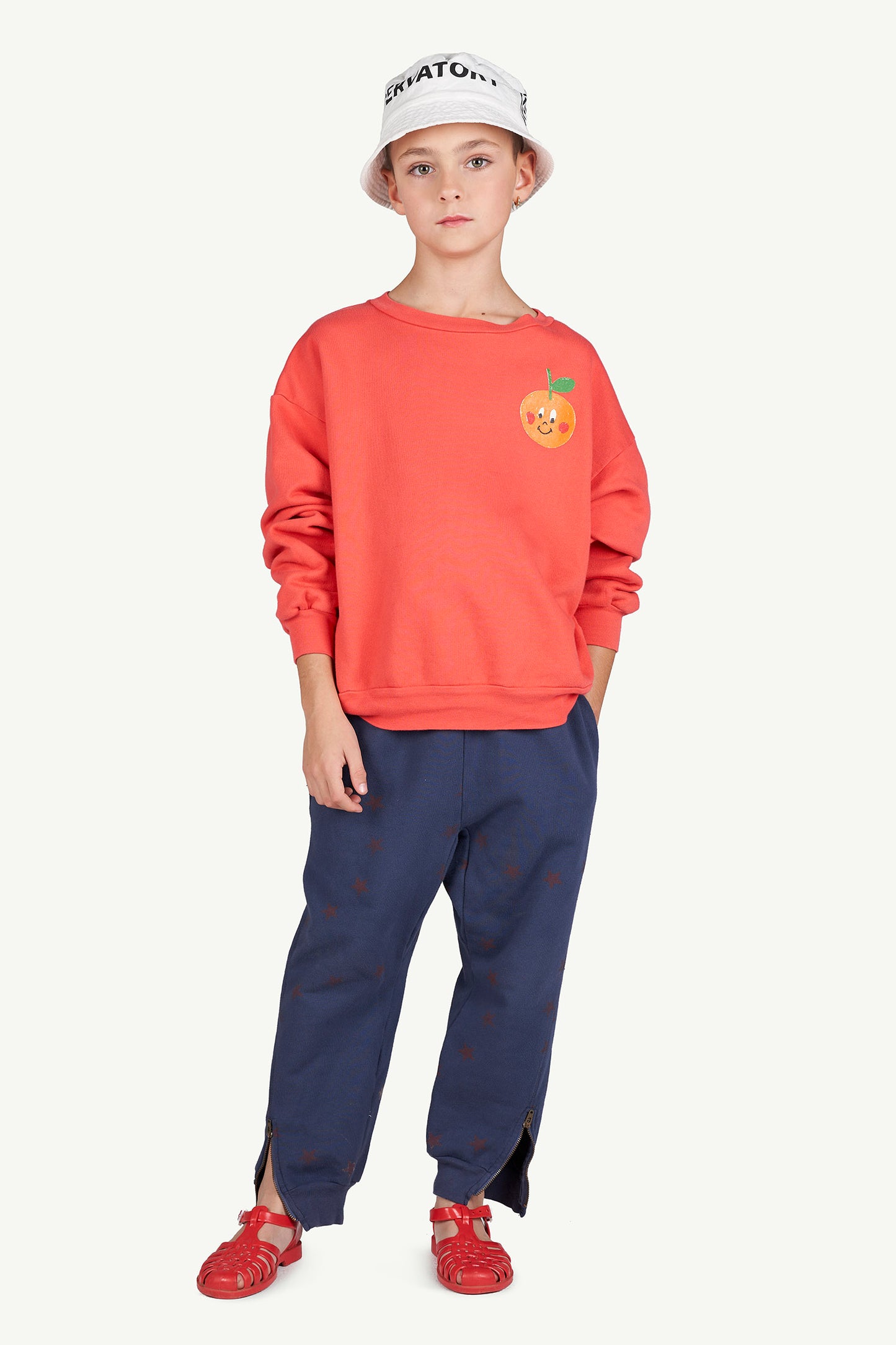 Bear Kids Sweatshirt Red Fruit