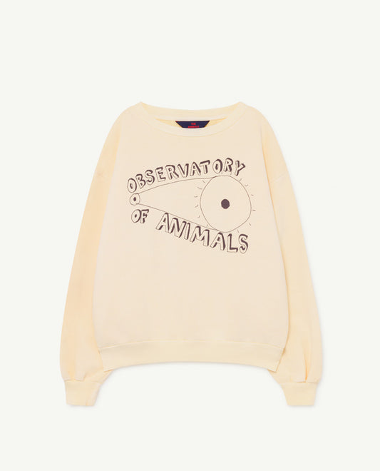 Bear Kids Sweatshirt Yellow Observatory